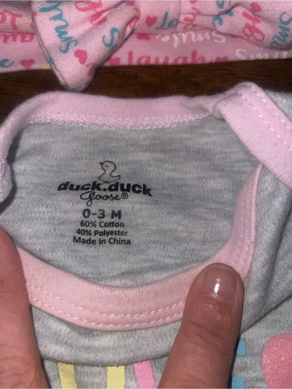 Baby outfit with matching headband